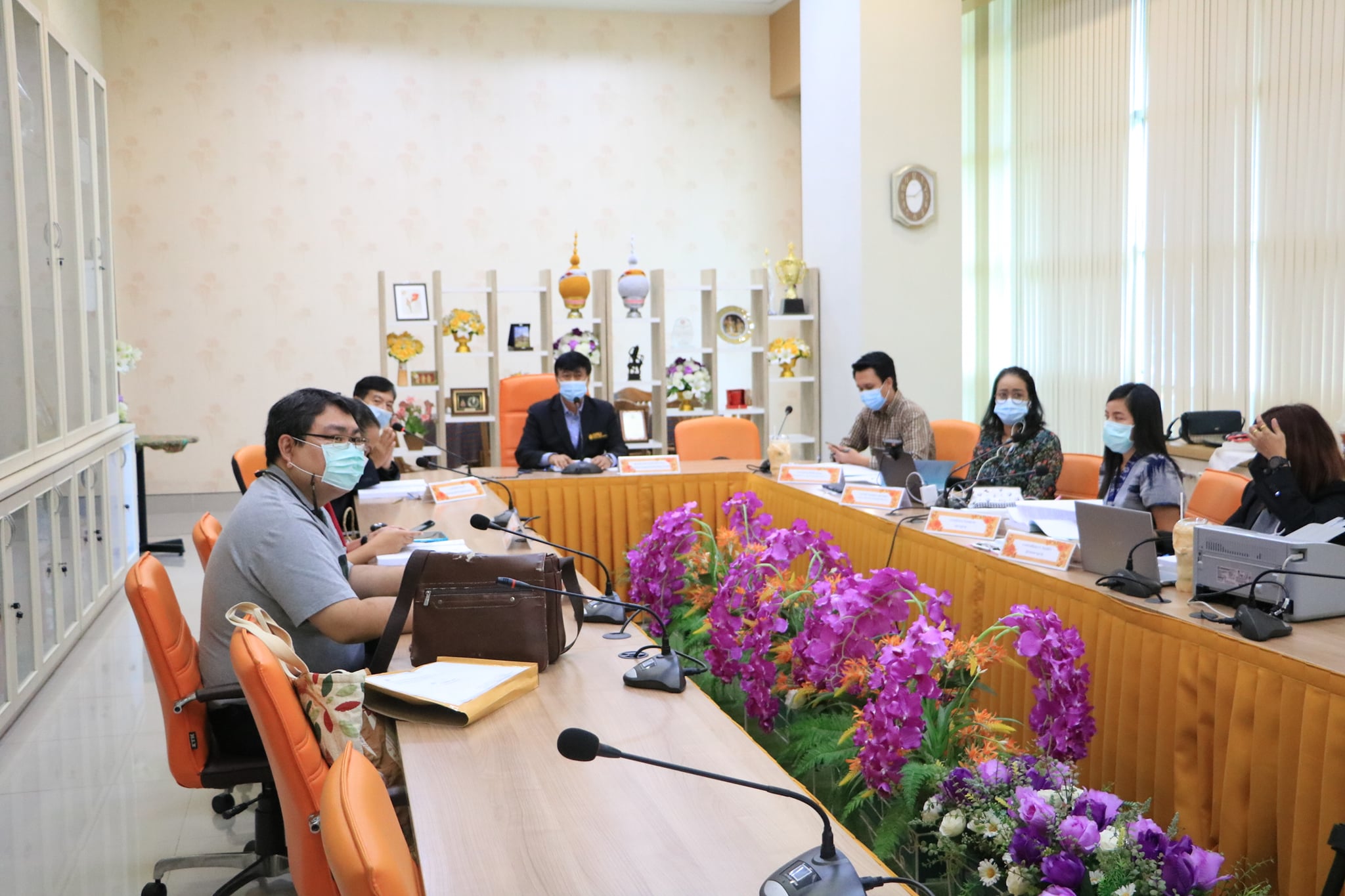 มนศ.ประชุมคณะกรรมการประจำ ครั้งที่ 4/2564