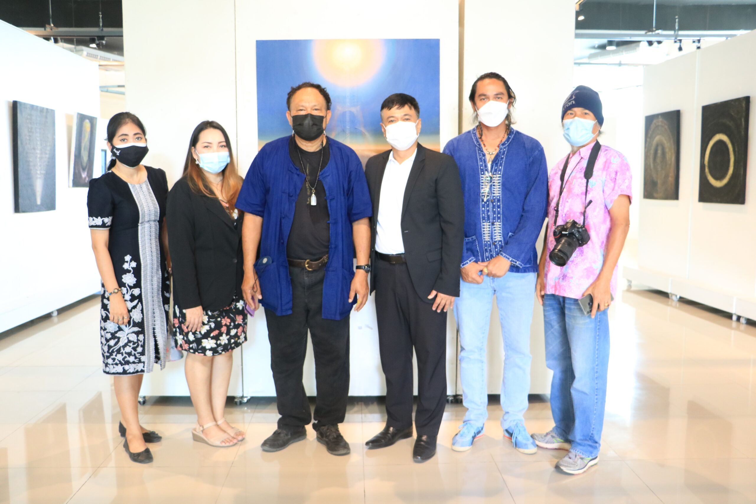 นิทรรศการ “ศิลปะมุทิตาจิต” … แด่อาจารย์ ว่าที่ร้อยโทพงศ์ซาติ อินทชุ่ม อาจารย์ประจำสาขาวิชาจิตกรรม คณะมนุษยศาสตร์และสังคมศาสตร์