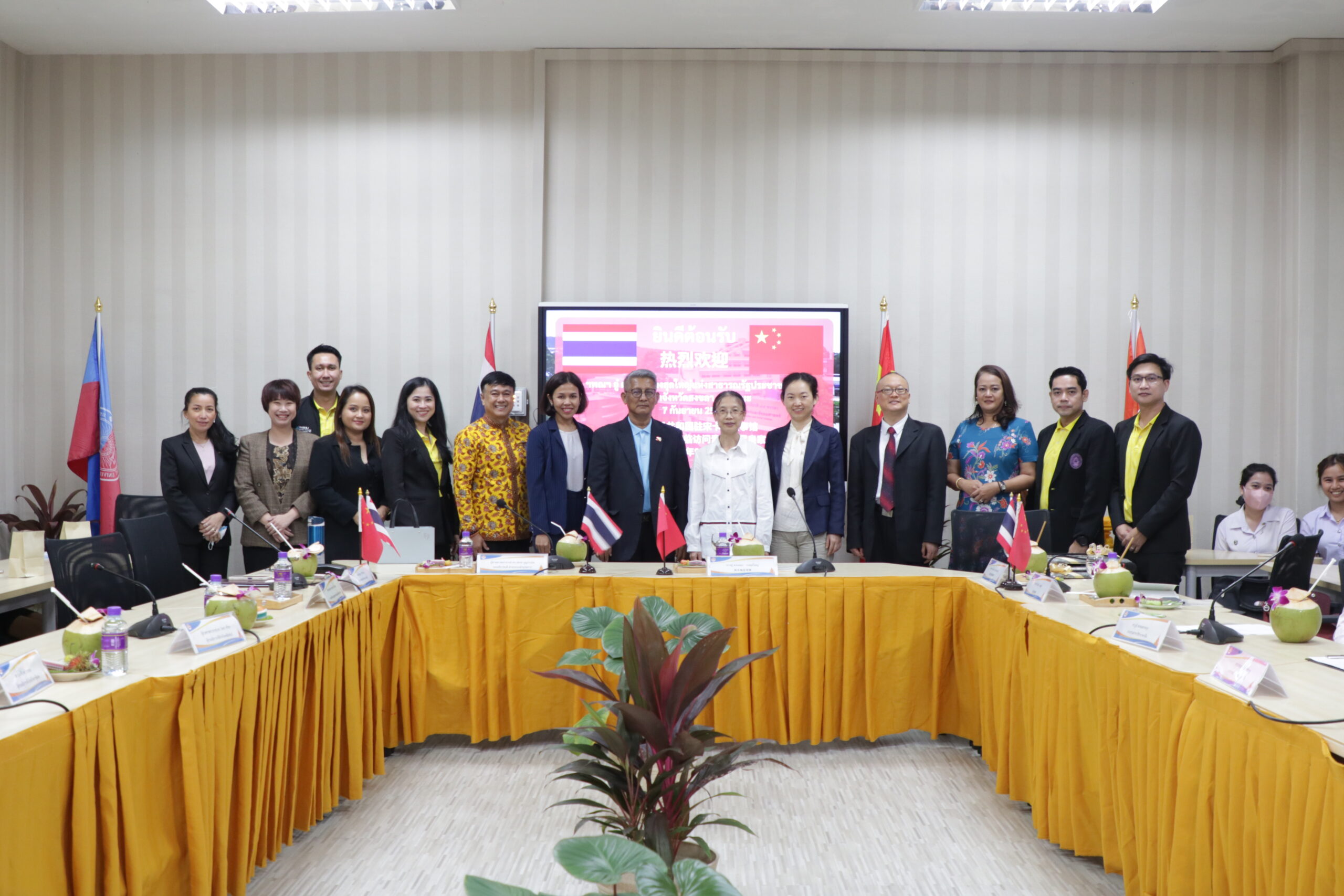 กงสุลใหญ่แห่งสาธารณรัฐประชาชนจีนประจำจังหวัดสงขลา เยี่ยมผู้บริหารและหารือแลกเปลี่ยนความรู้ กระชับความสัมพันธ์ระหว่างไทย – จีน